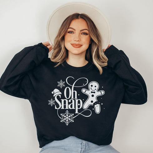 C & Win Sports Oh Snap! Sweatshirt S / Black - C & Win Sports